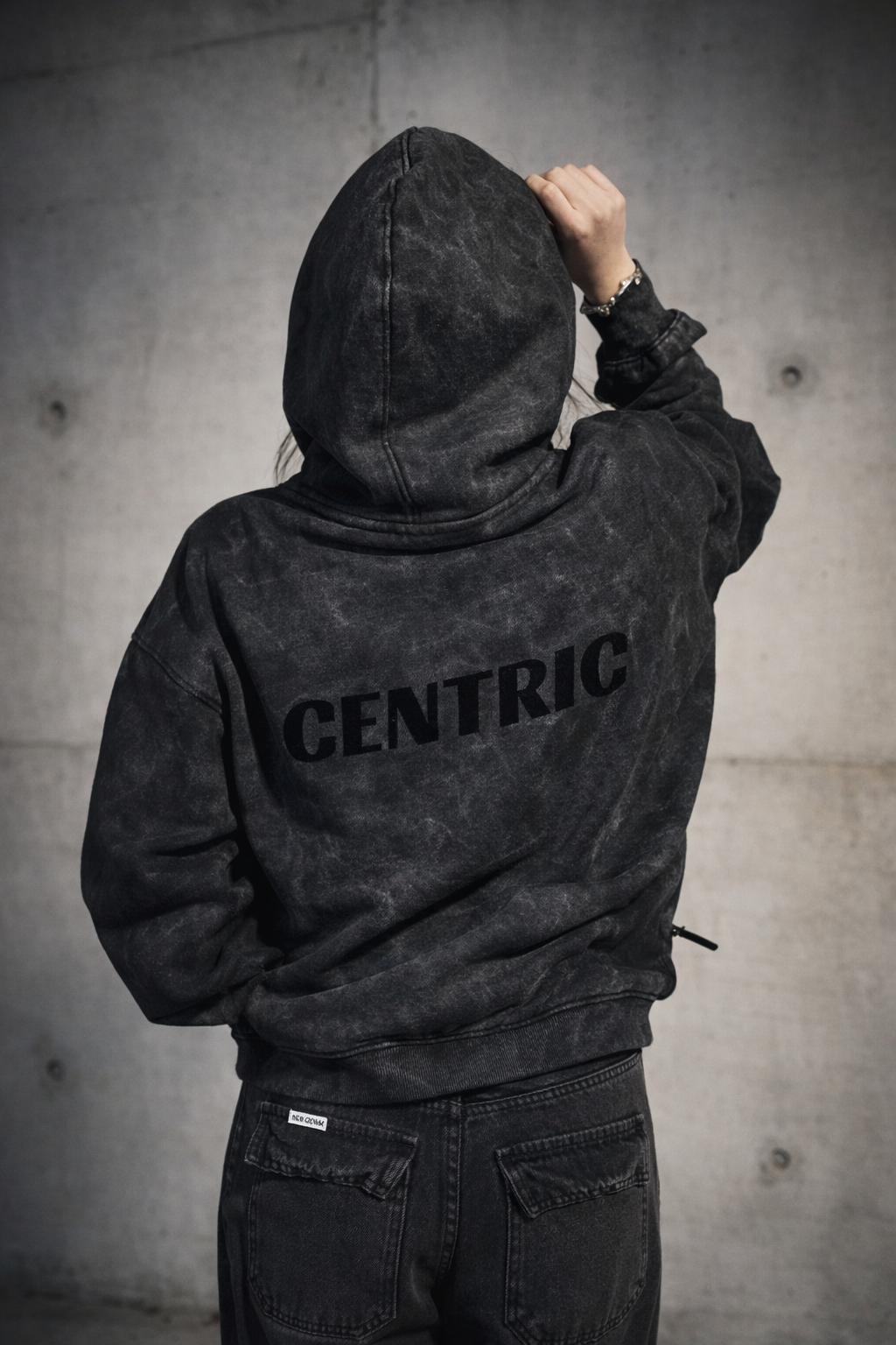 Vintage Black Hoodie